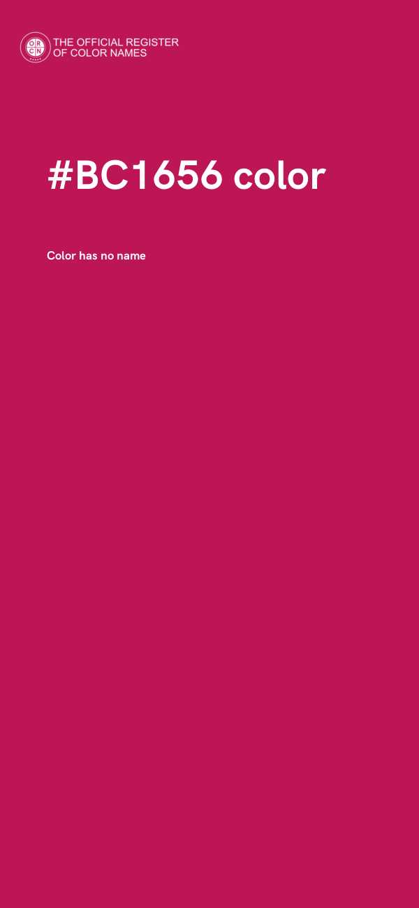 #BC1656 color image