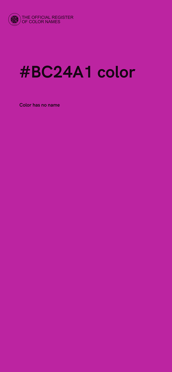 #BC24A1 color image
