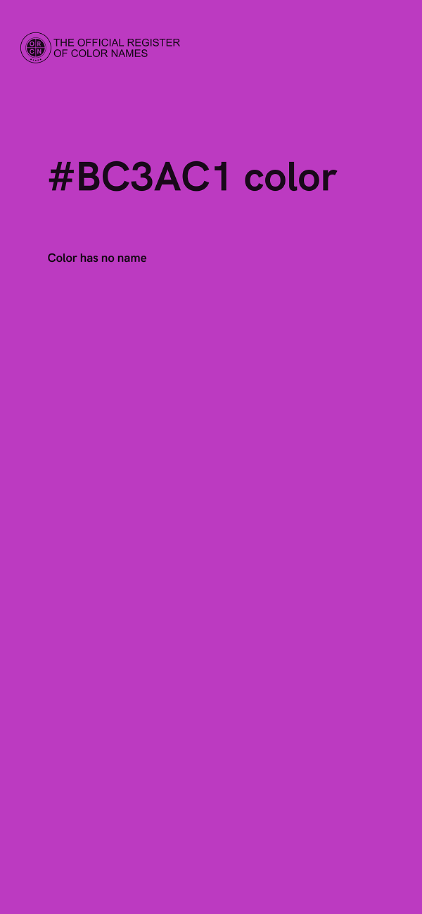 #BC3AC1 color image