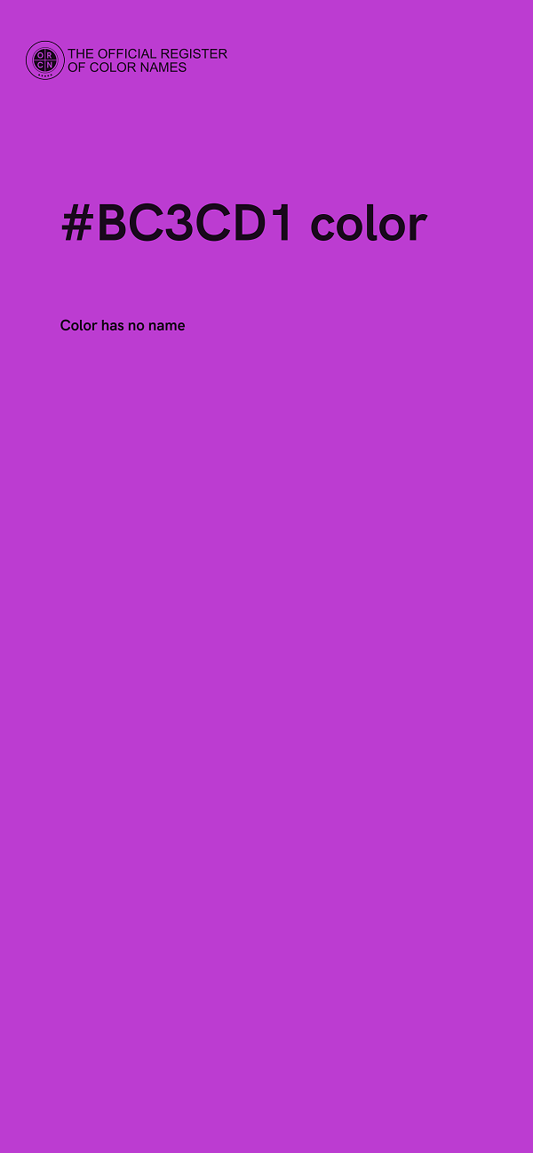 #BC3CD1 color image