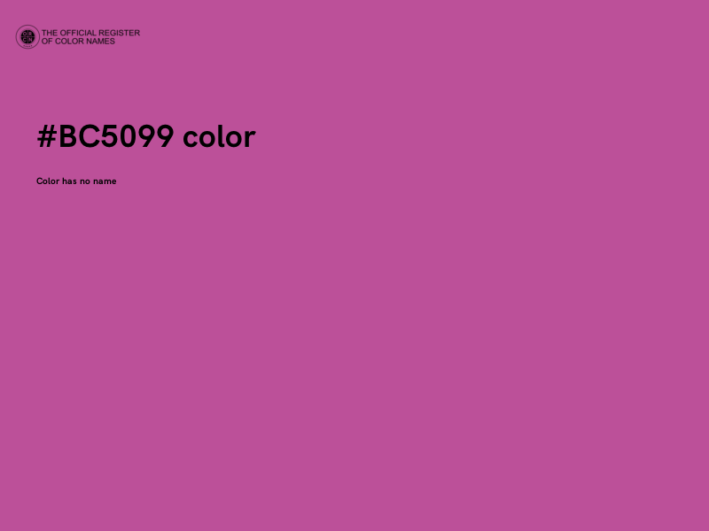 #BC5099 color image