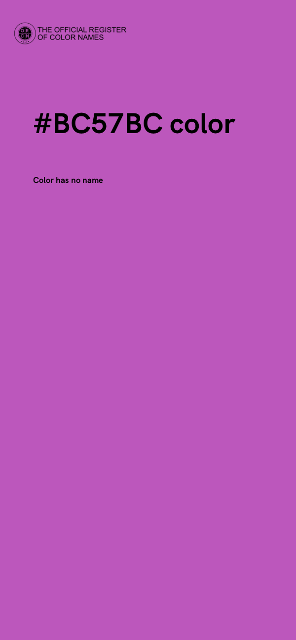 #BC57BC color image