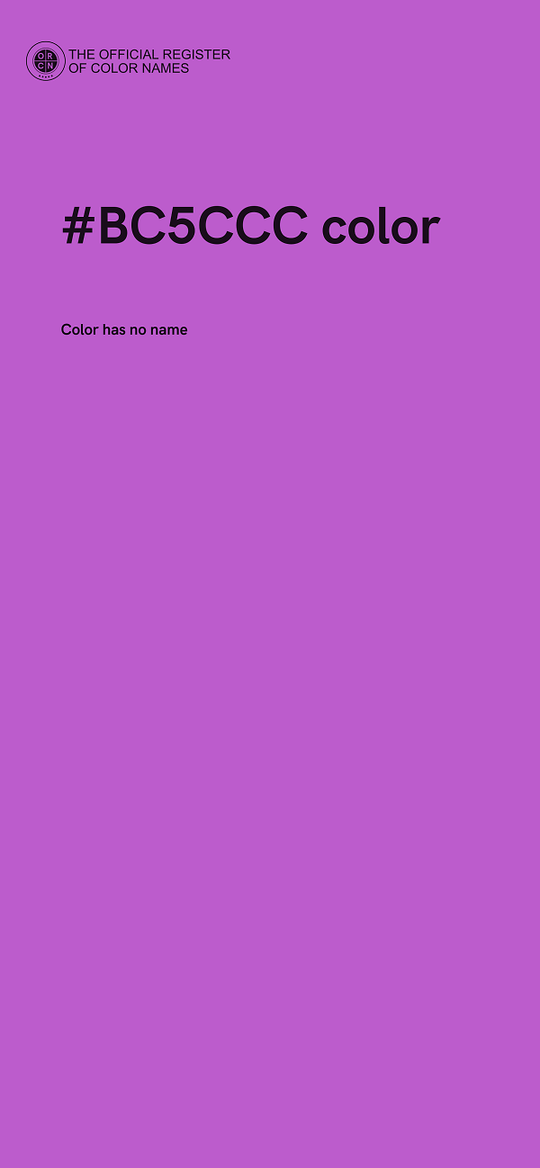 #BC5CCC color image