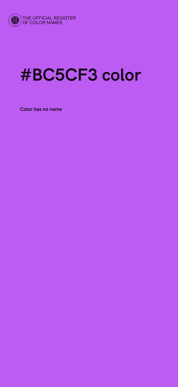 #BC5CF3 color image
