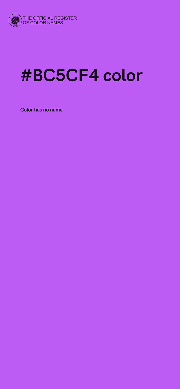 #BC5CF4 color image