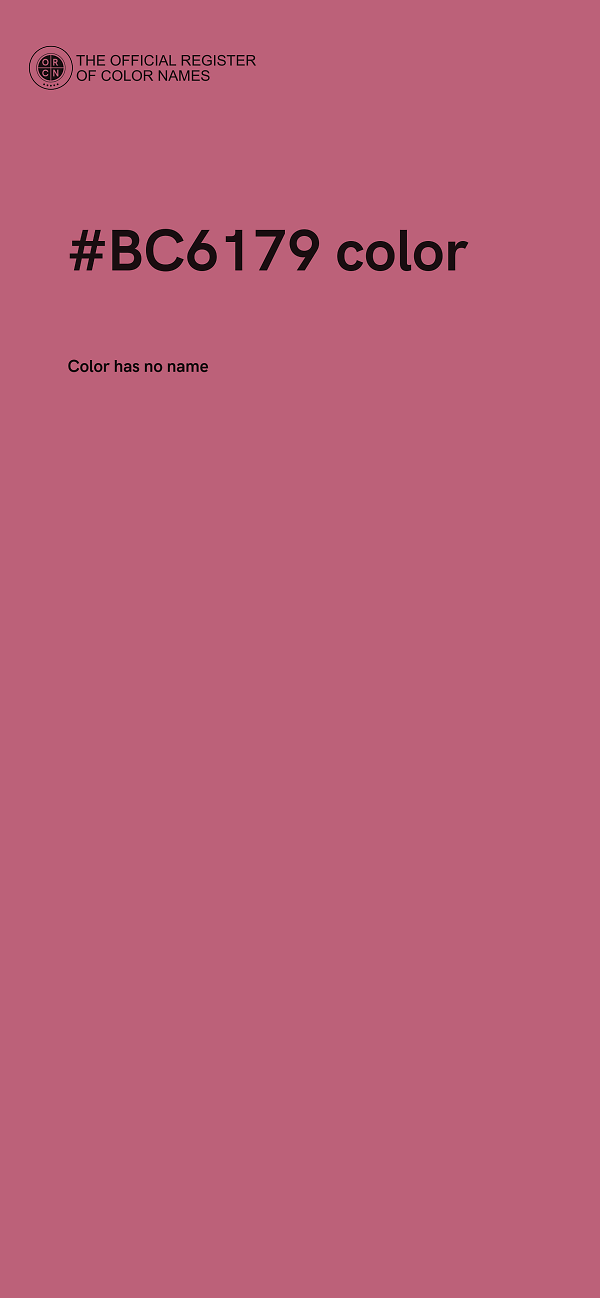 #BC6179 color image