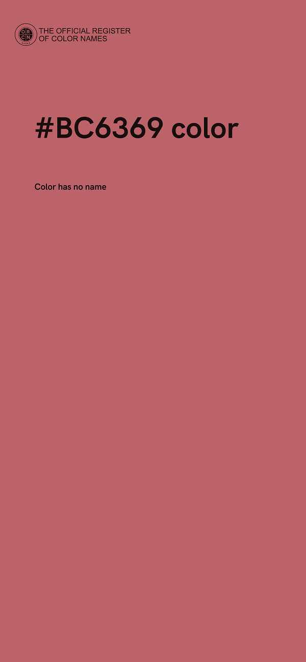 #BC6369 color image