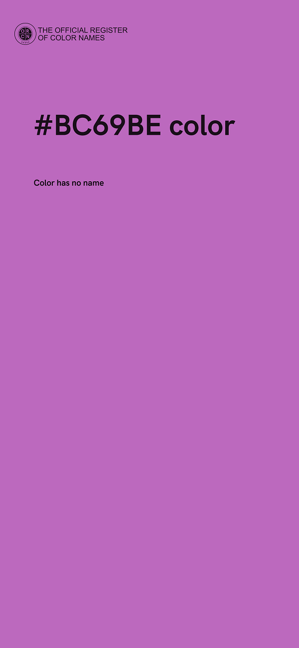 #BC69BE color image