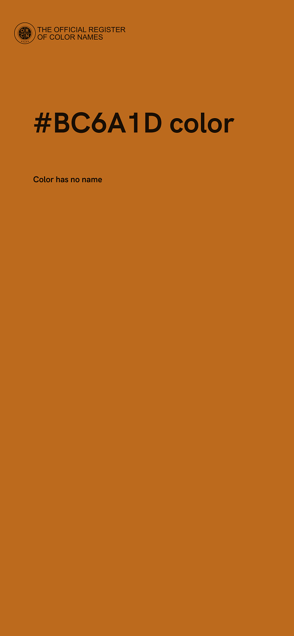 #BC6A1D color image