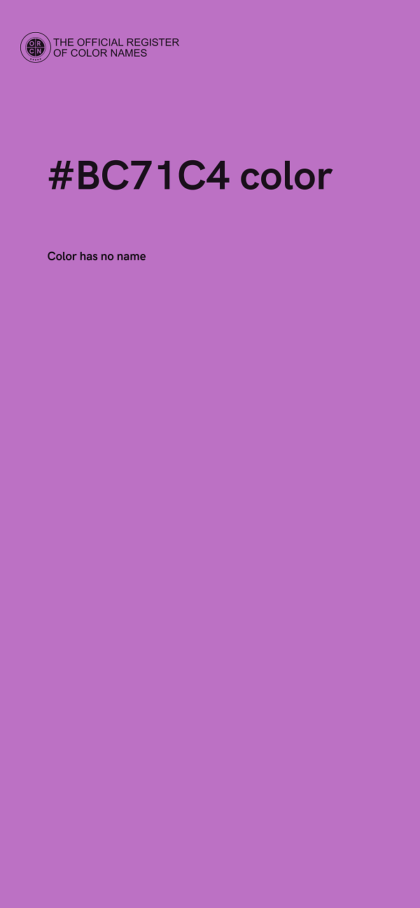 #BC71C4 color image