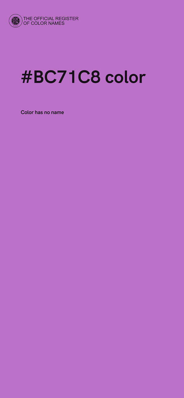 #BC71C8 color image