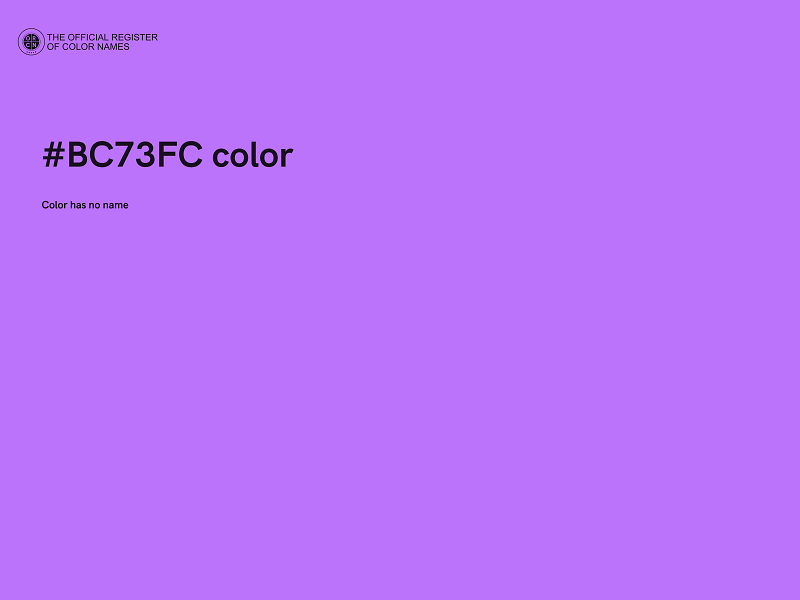 #BC73FC color image