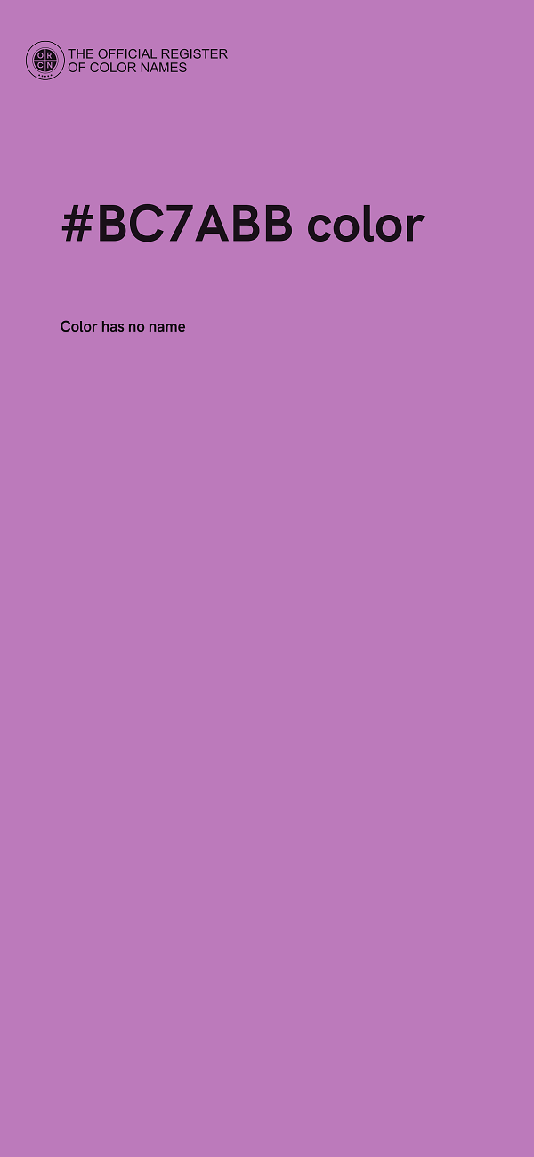 #BC7ABB color image