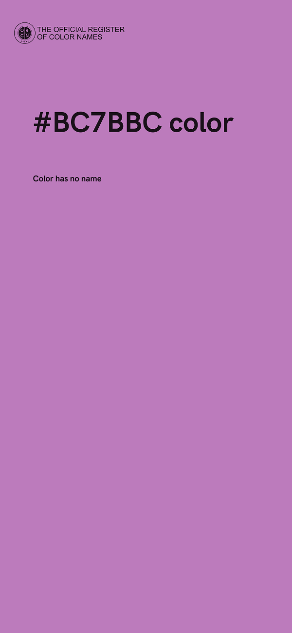 #BC7BBC color image