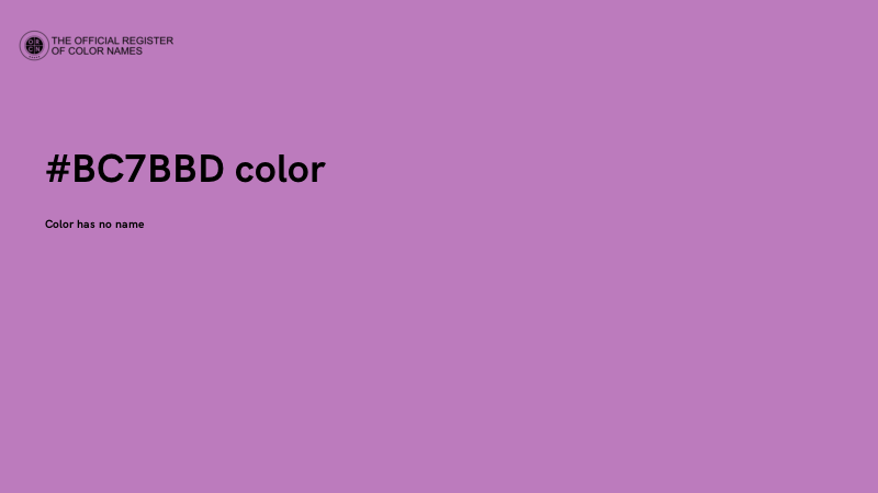 #BC7BBD color image