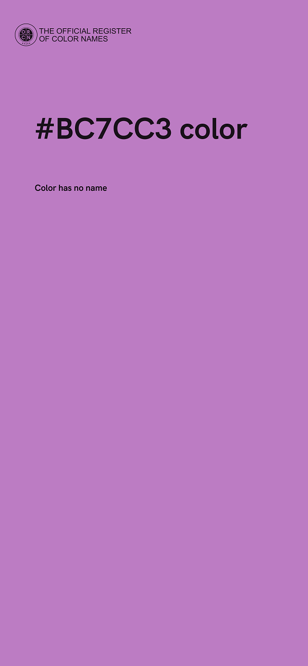 #BC7CC3 color image