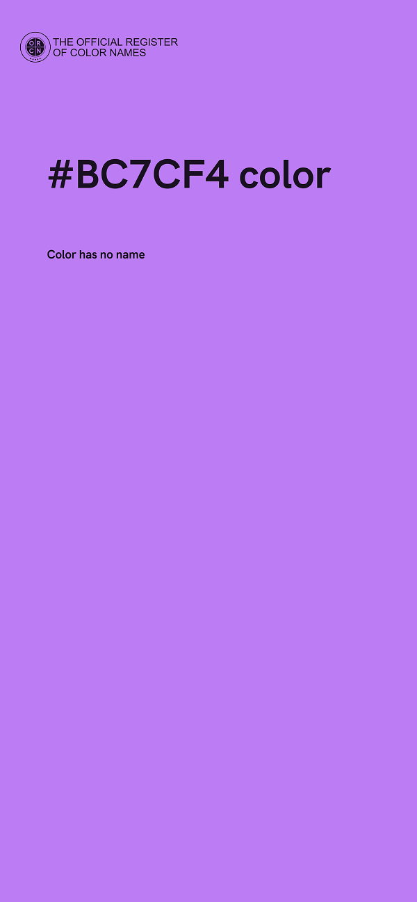 #BC7CF4 color image