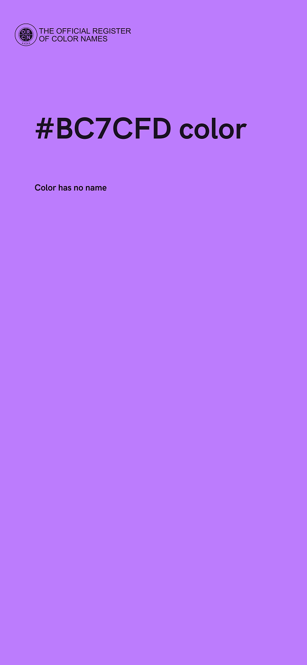 #BC7CFD color image