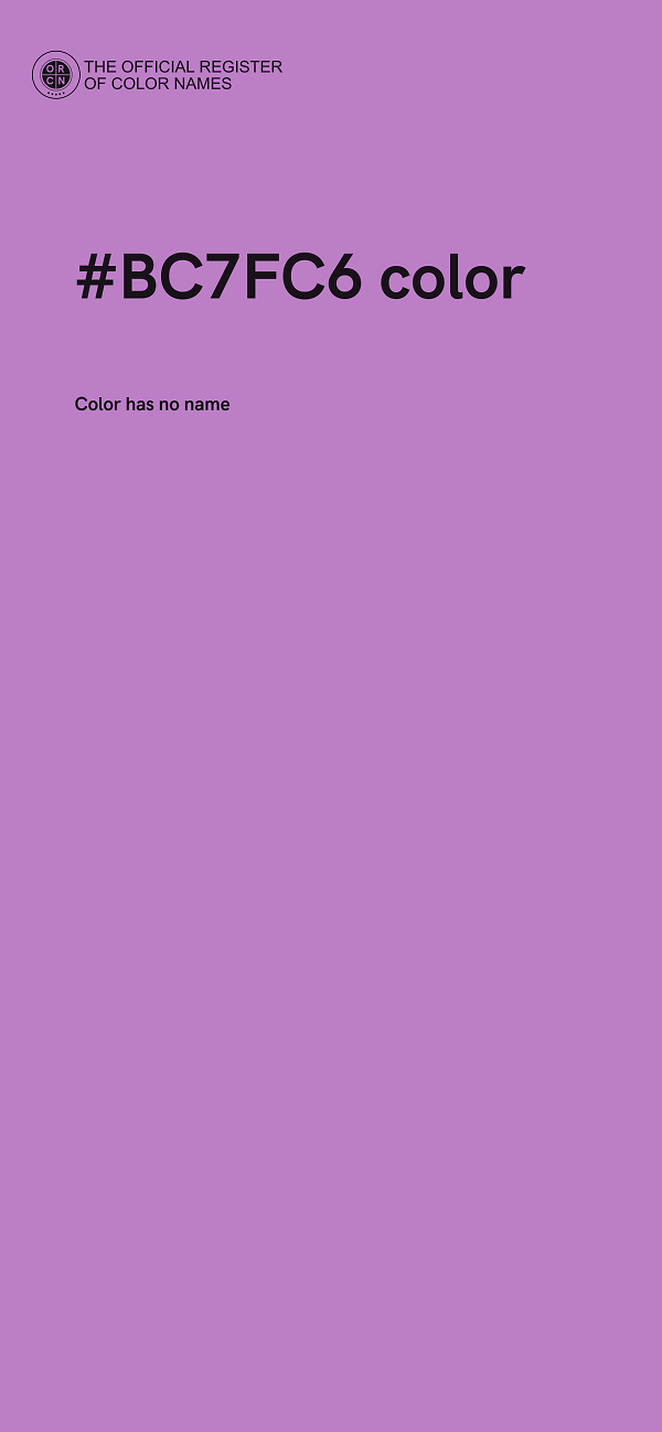 #BC7FC6 color image
