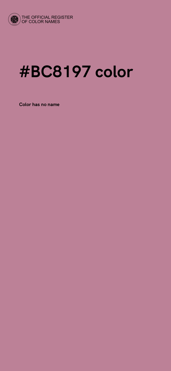 #BC8197 color image