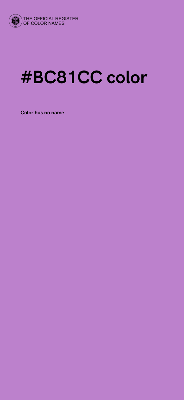 #BC81CC color image
