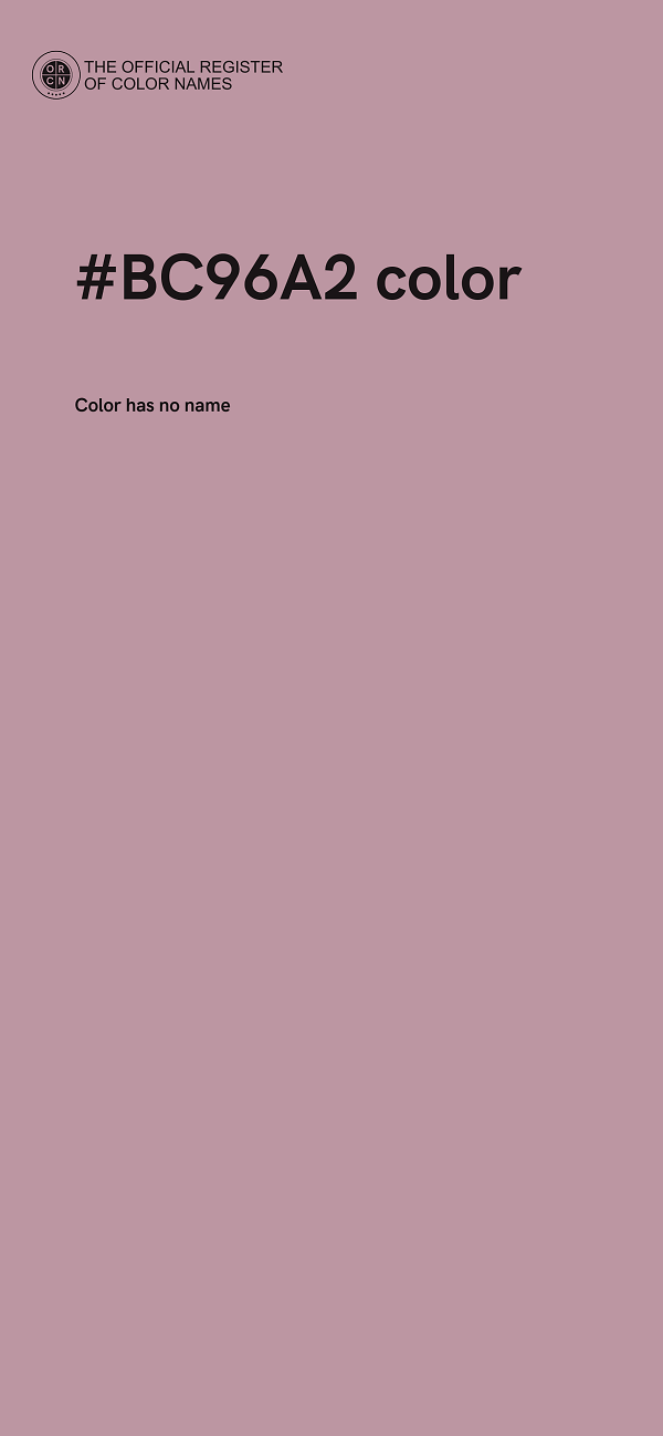 #BC96A2 color image