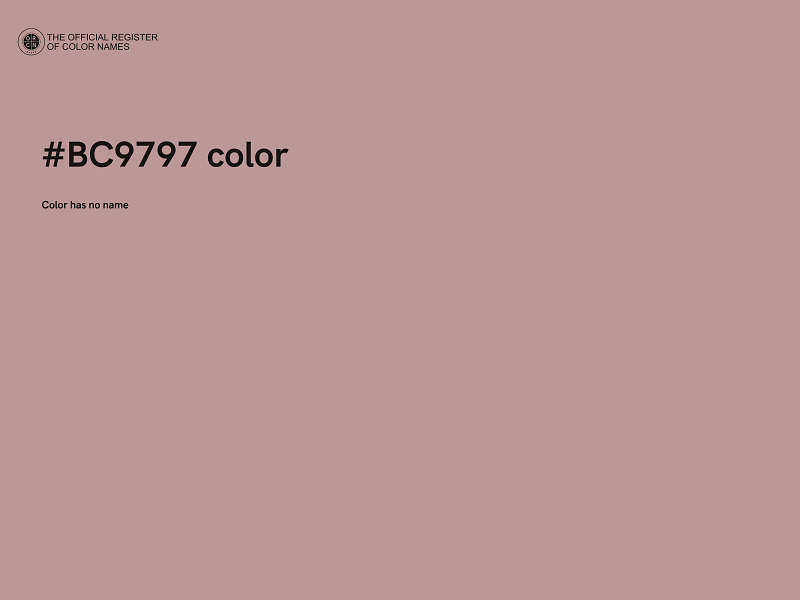 #BC9797 color image