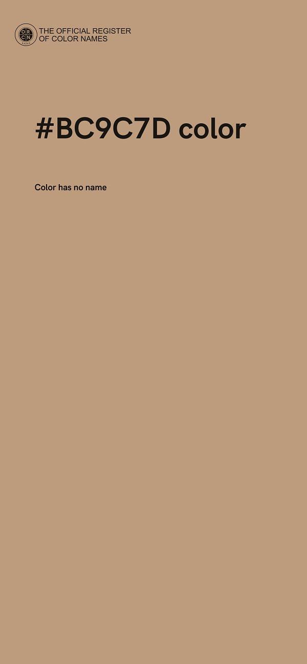 #BC9C7D color image