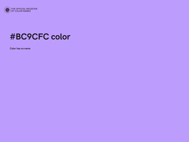 #BC9CFC color image