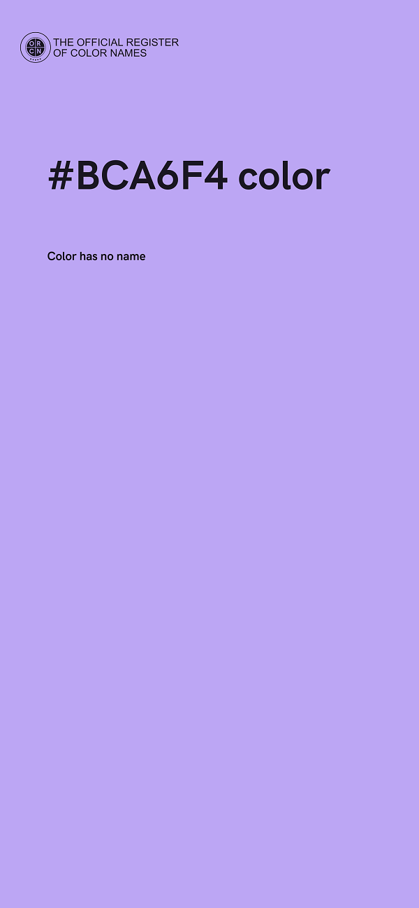#BCA6F4 color image
