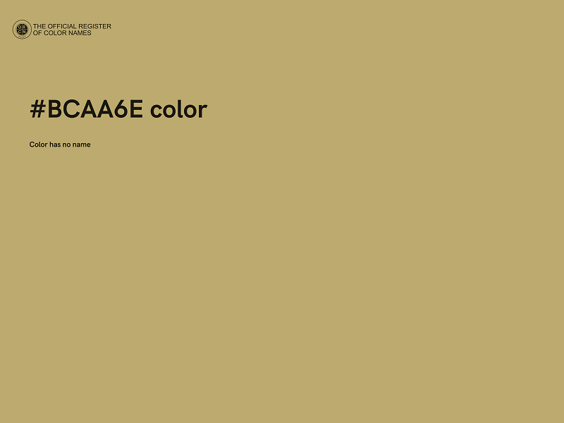 #BCAA6E color image