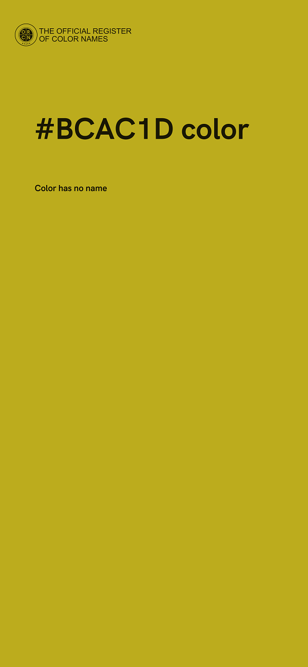 #BCAC1D color image