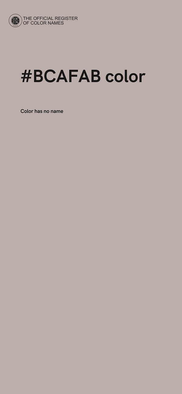 #BCAFAB color image