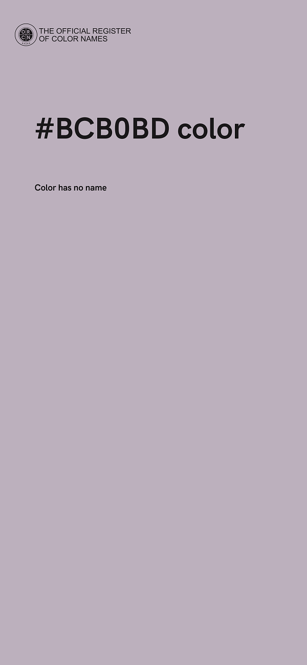 #BCB0BD color image