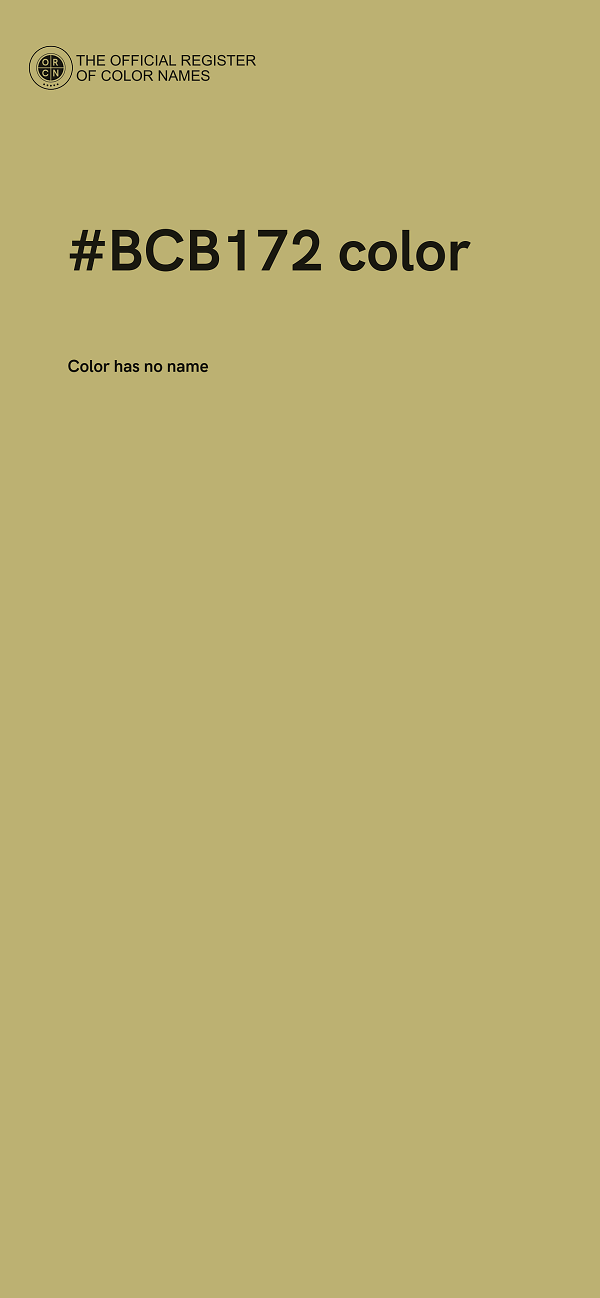 #BCB172 color image