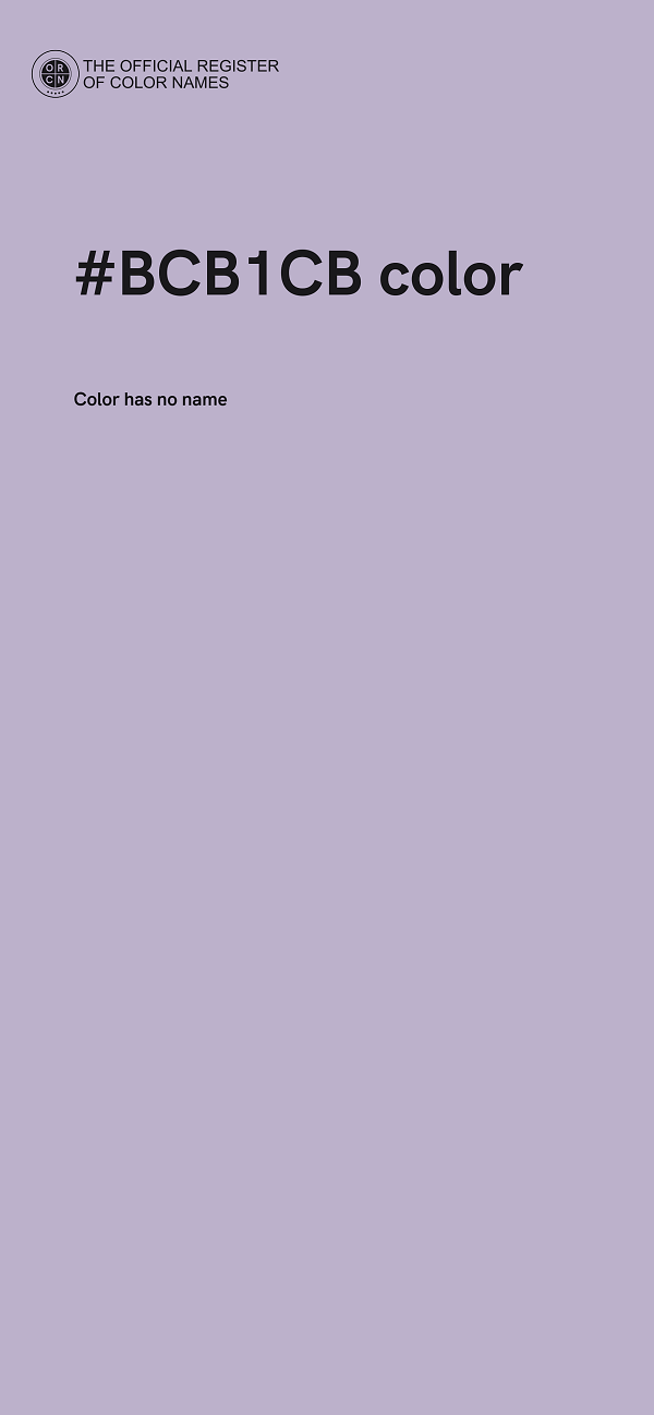 #BCB1CB color image