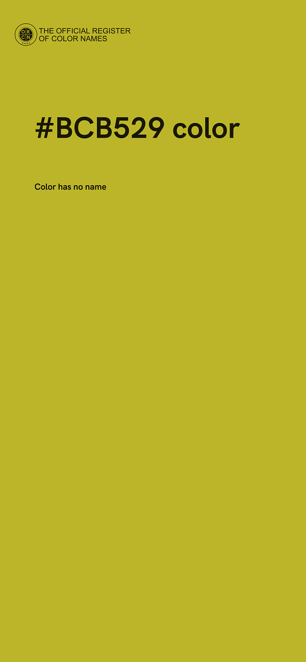 #BCB529 color image