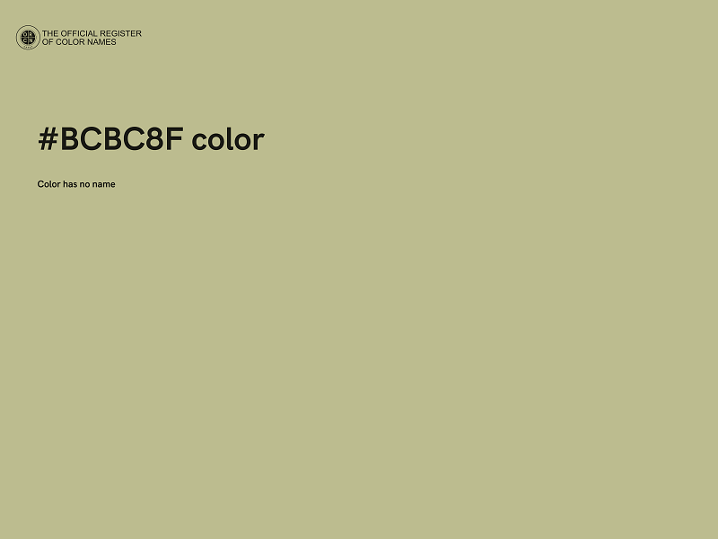 #BCBC8F color image