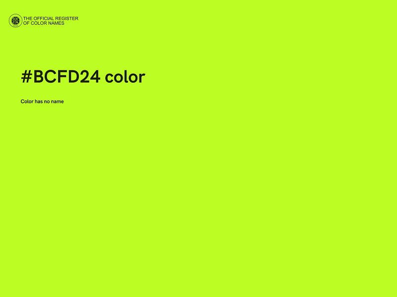 #BCFD24 color image