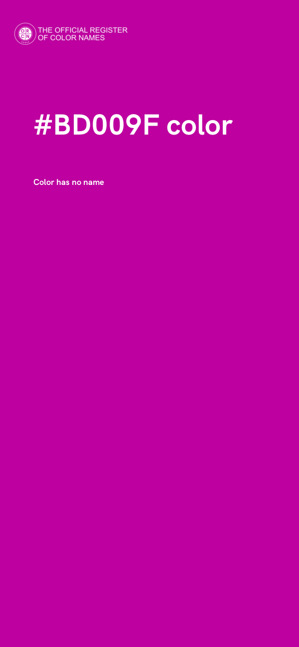 #BD009F color image