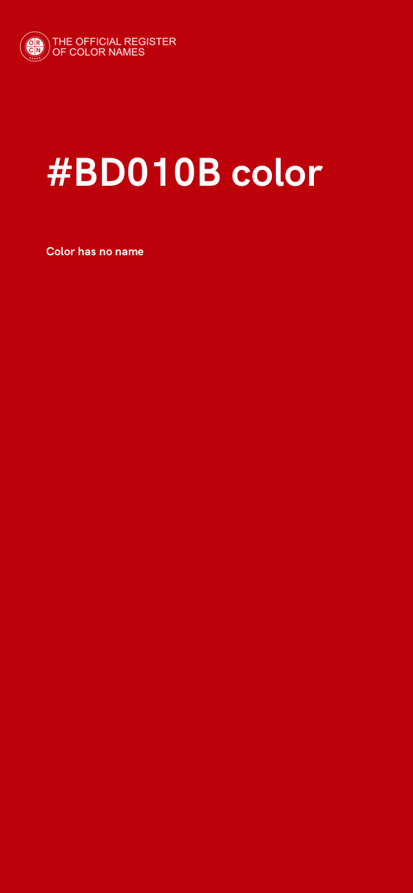 #BD010B color image