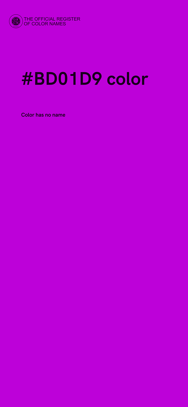 #BD01D9 color image