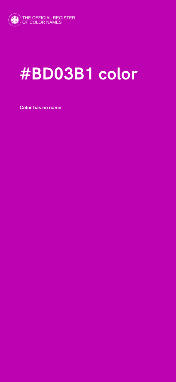 #BD03B1 color image