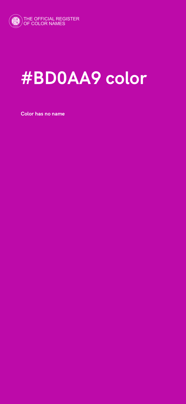 #BD0AA9 color image