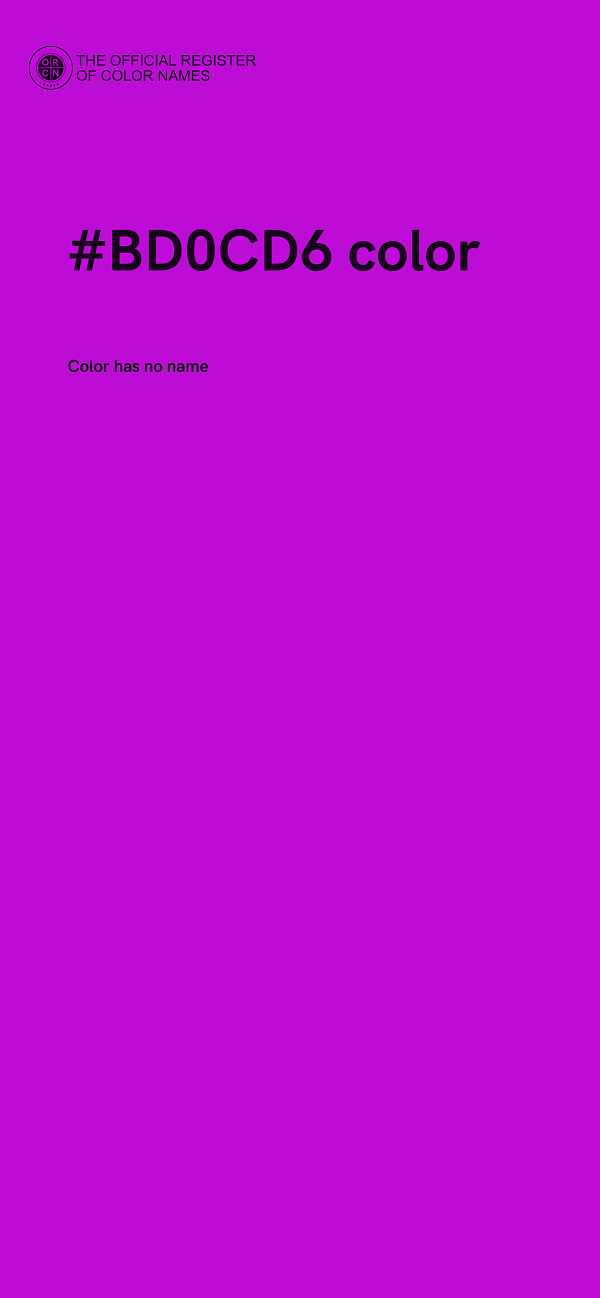 #BD0CD6 color image