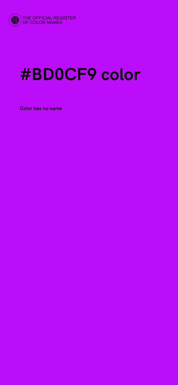 #BD0CF9 color image