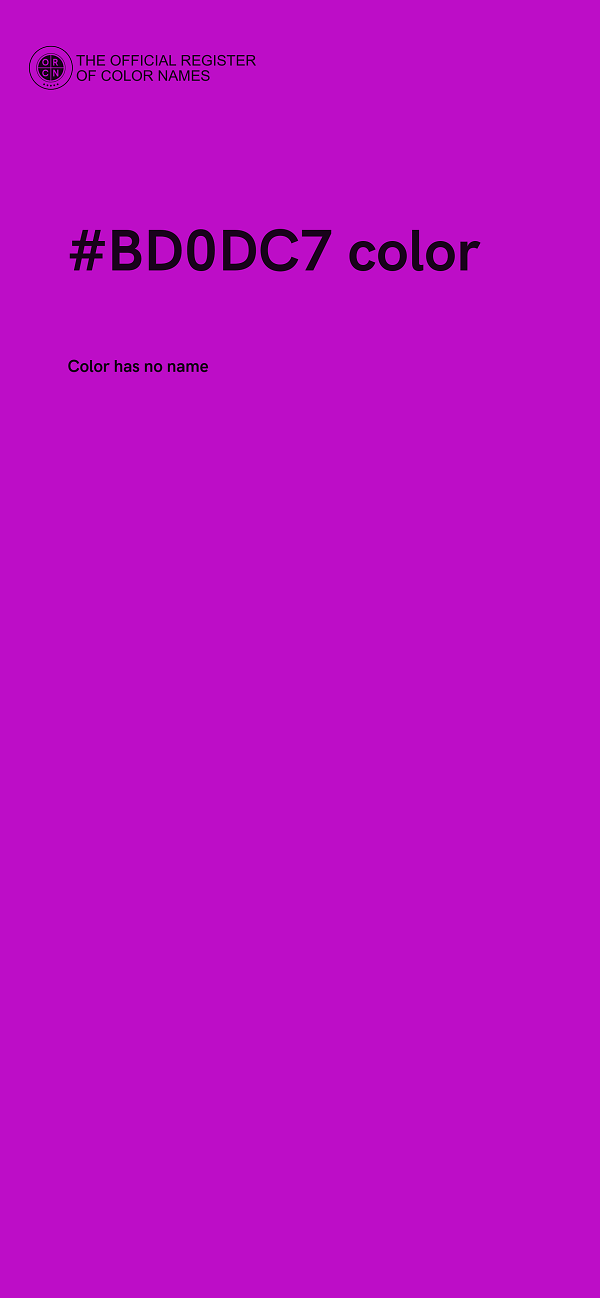 #BD0DC7 color image