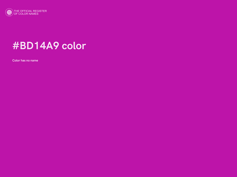 #BD14A9 color image