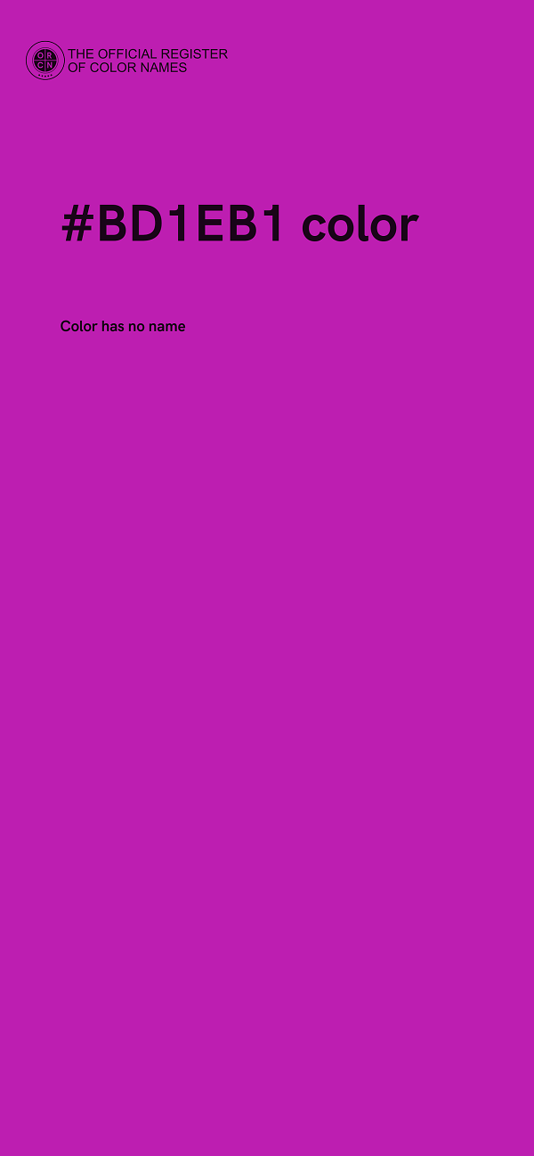 #BD1EB1 color image