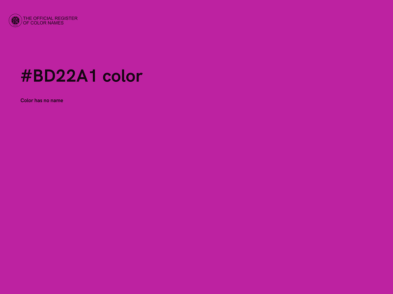 #BD22A1 color image